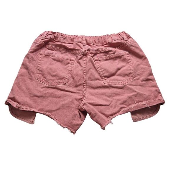 Pink distressed Girl shorts 14 - Picture 2 of 4